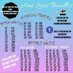 Hair bundles for SALLEEEEEE 😊❤️